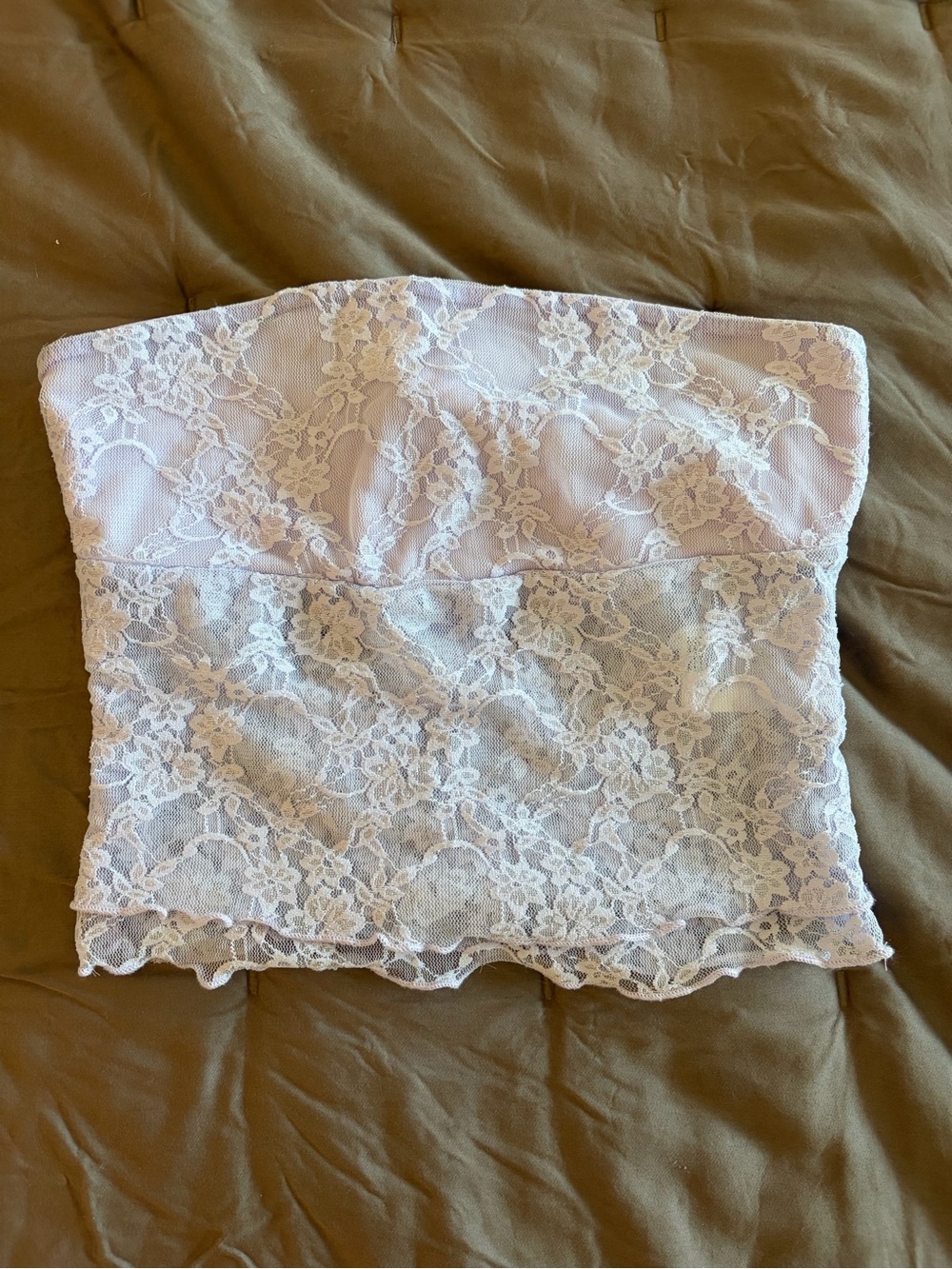 Kimchi Blue Lilac Lace Tube Top